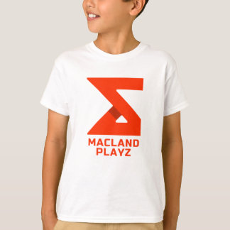 Camiseta Macland Playz Oficial Merch Unisex White T Shirt