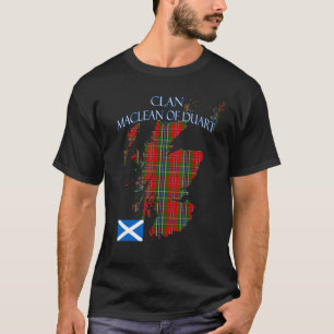 Camiseta MacLean de Duart Tartan Clan Escocês Escócia