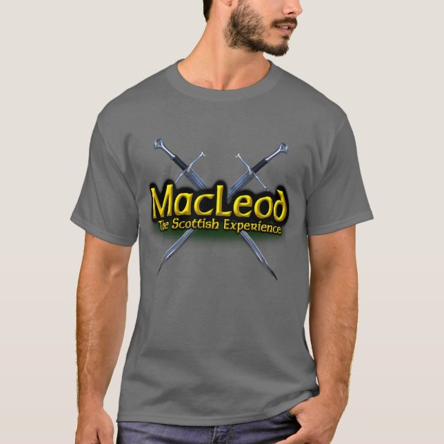 Camiseta MacLeod O Clã de Experiência Escocês (Frente)