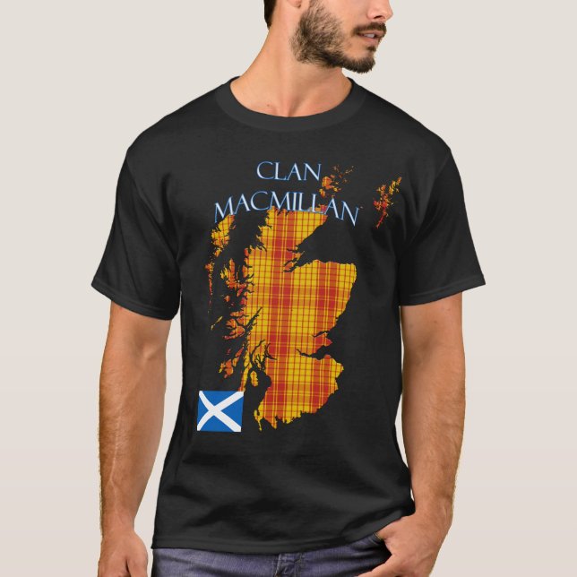 Camiseta MacMillan Scottish Clan Tartan Scotland (Frente)