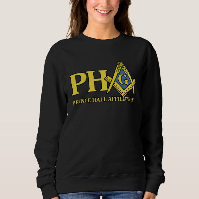 Camiseta Maçom PHA Afiliação Prince Hall Maçom (Frente)