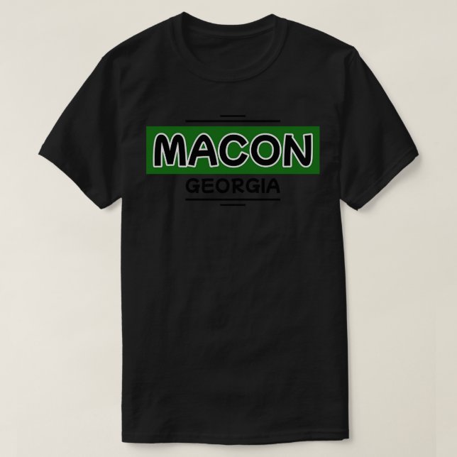 Camiseta Macon Georgia TShirt 12 (Frente do Design)