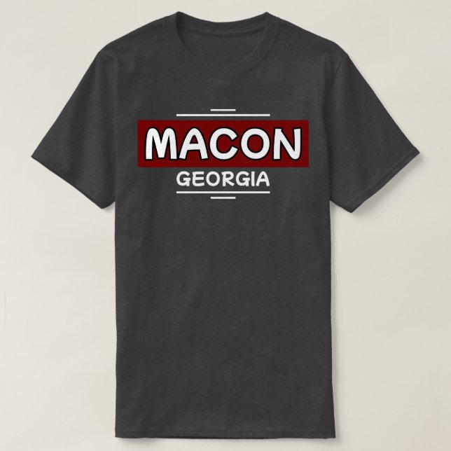 Camiseta Macon Georgia TShirt 13 (Frente do Design)