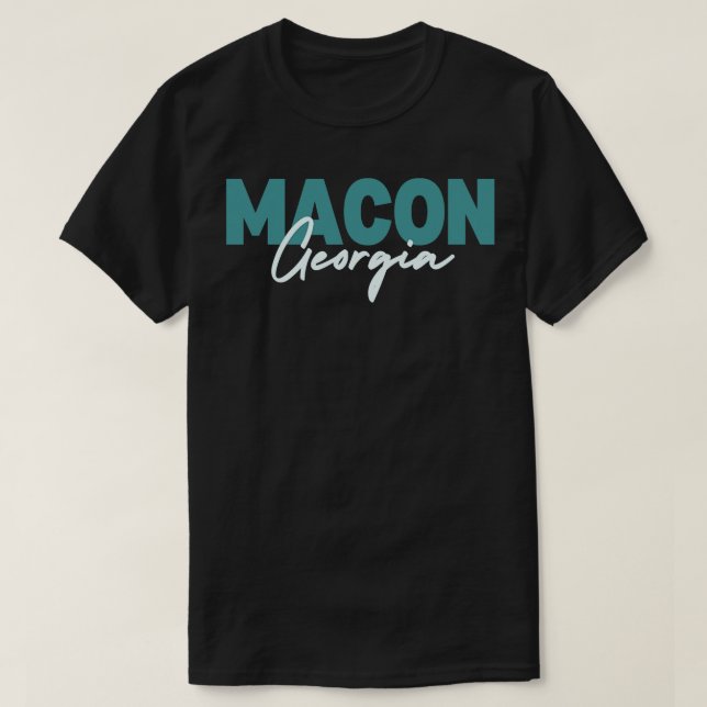 Camiseta Macon Georgia TShirt 6 (Frente do Design)