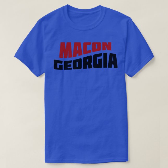 Camiseta Macon Georgia TShirt 7 (Frente do Design)