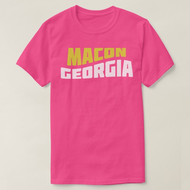 Camiseta Macon Georgia TShirt 8 (Frente do Design)