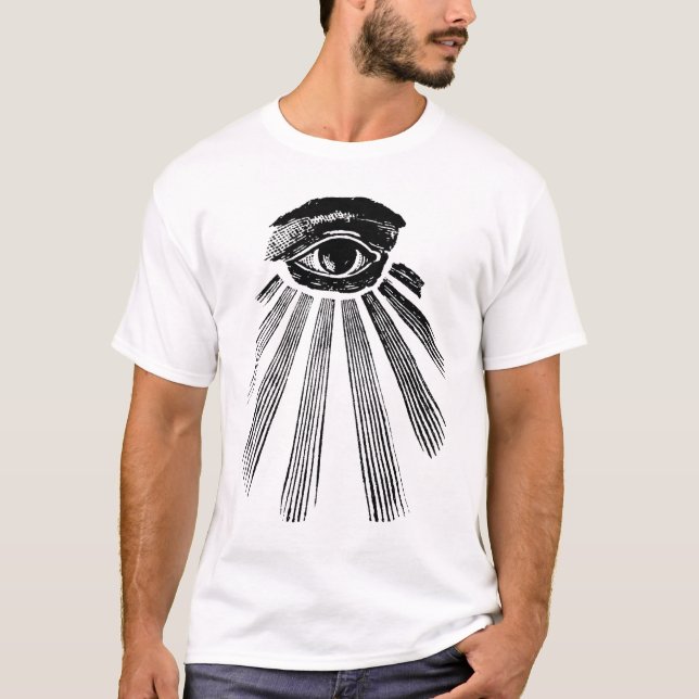 Camiseta maçónico, quadrado e commpass, freemason 1 (Frente)