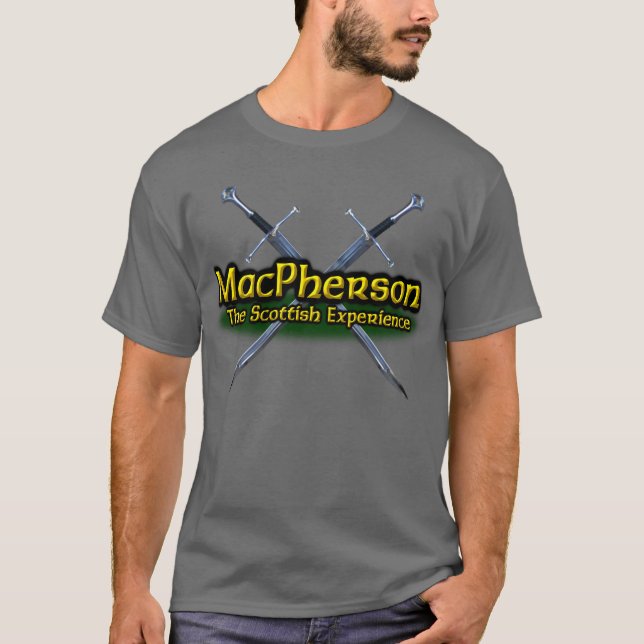 Camiseta MacPherson O Clã de Experiência Escocês (Frente)