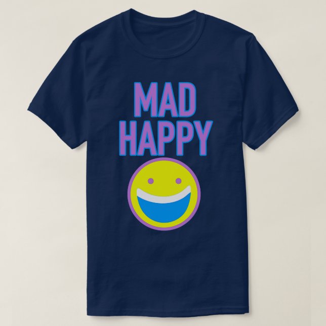 Camiseta Mad Happy (Frente do Design)