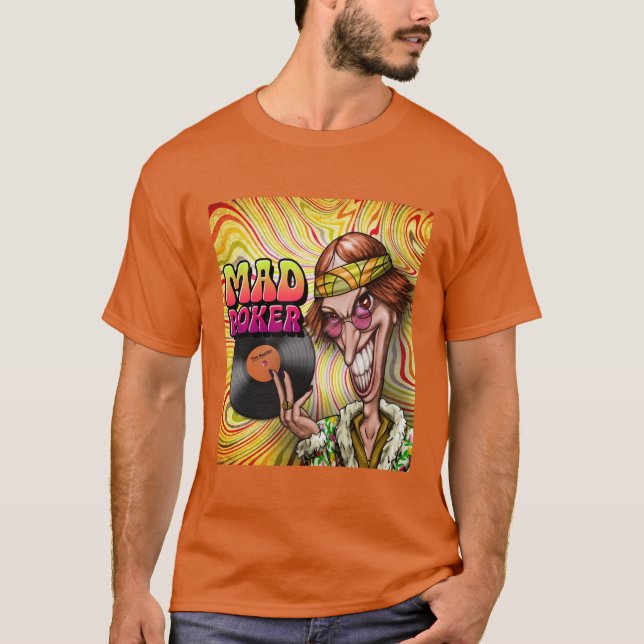 Camiseta MAD Poker 60's Louco (Frente)