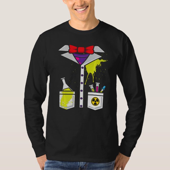 Camiseta Mad Scientist Costume Halloween Carnival Science C (Frente)
