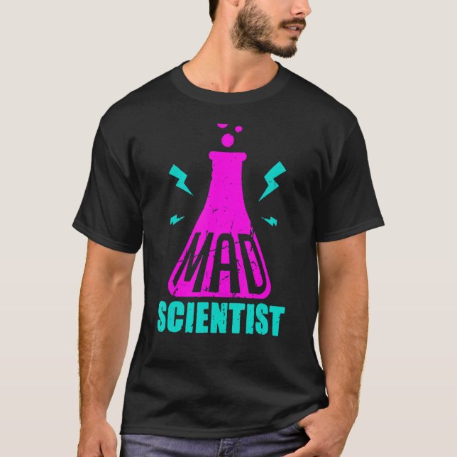 Camiseta Mad ScientistScience Para Meninas Fuuuucas (Frente)