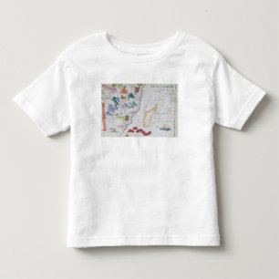 Camiseta Madagascar e litoral africano do leste