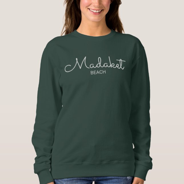 Camiseta Madaket Sweatshirt Cursiva (Frente)
