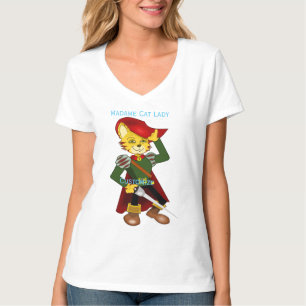 Camiseta Madame Cat Lady 2024 para o Presidente Thunder_Cov