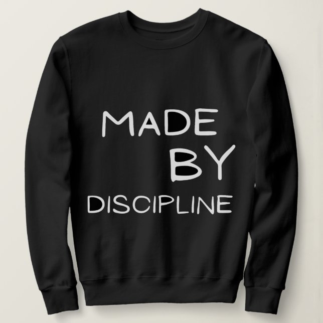 Camiseta Made By Discipline | Elite Success MindsetT-Shirt (Frente do Design)