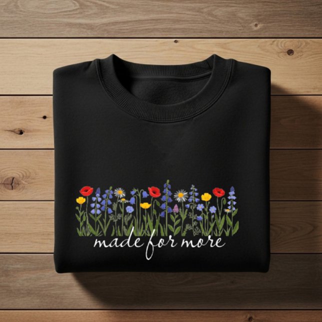 Camiseta Made for more  (Criador carregado)