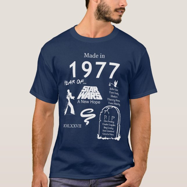 Camiseta Made in 1977 TShirt (Frente)