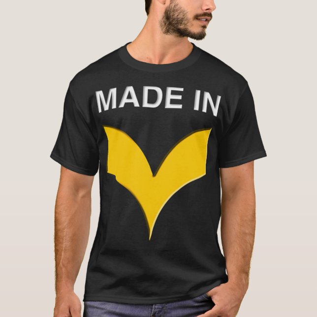 Camiseta Made In Yorkshire (Frente)