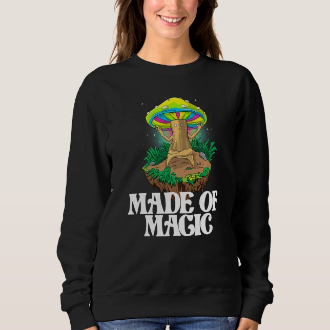 Camiseta Made Of Mushroom  Women Magic Psilocybin Mushroom (Frente)