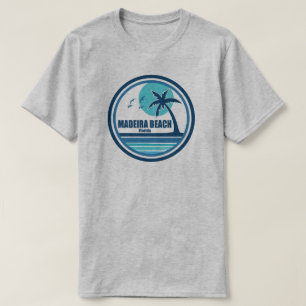 Camiseta Madeira Beach Palm Tree Birds