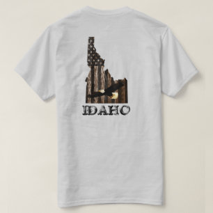 CAMISETA MADEIRA BURNT BALD EAGLE - IDAHO PATRIOT BLK