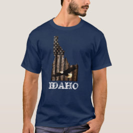 CAMISETA MADEIRA BURNT BALD EAGLE - IDAHO PATRIOT BLK