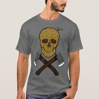 Camiseta Madeira Crânio
