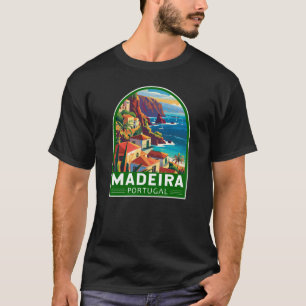 Camiseta Madeira Portugal Viagem Art Vintage