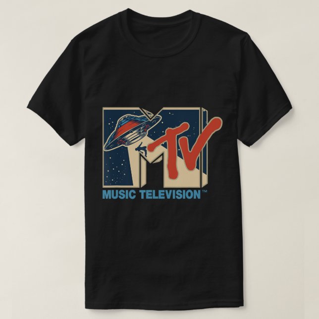 Camiseta Mademark x MTV Logo Alienígena UFO Space Ship Tel (Frente do Design)