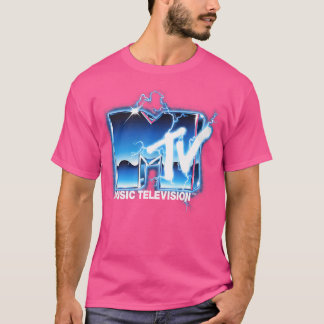 Camiseta Mademark X Mtv - Logotipo Mtv Relâmpago E Metal Pe