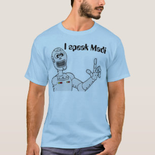 Camiseta madirobot, eu falo Madi