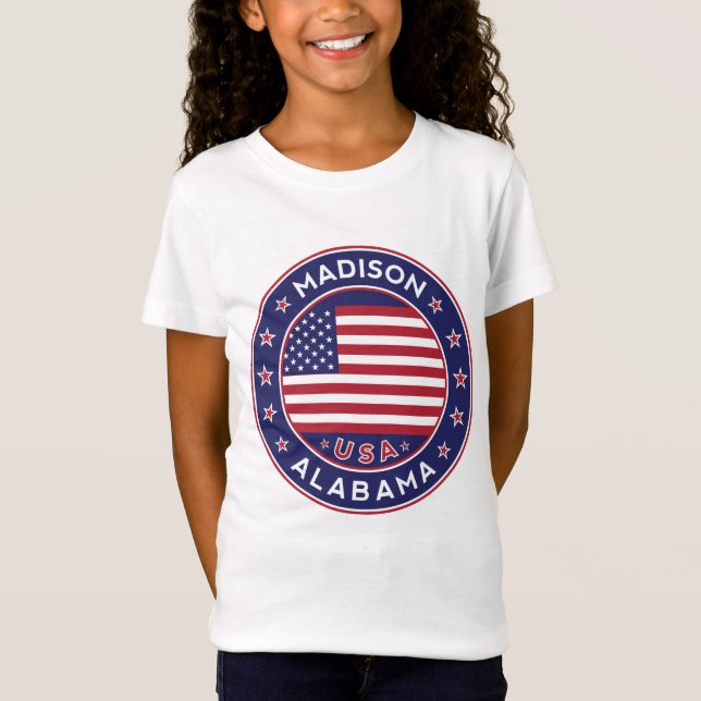 Camiseta Madison, Alabama (Frente)