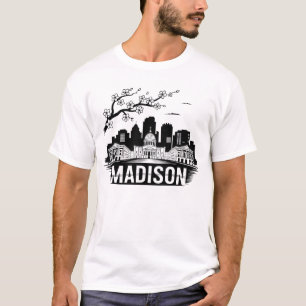 Camiseta Madison Cidade Wisconsin EUA