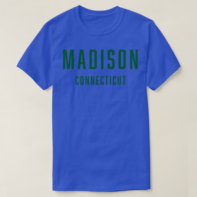 Camiseta Madison Connecticut TShirt (Frente do Design)
