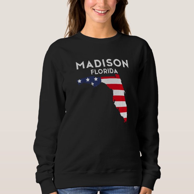 Camiseta Madison Florida EUA State America Viagem Floridian (Frente)