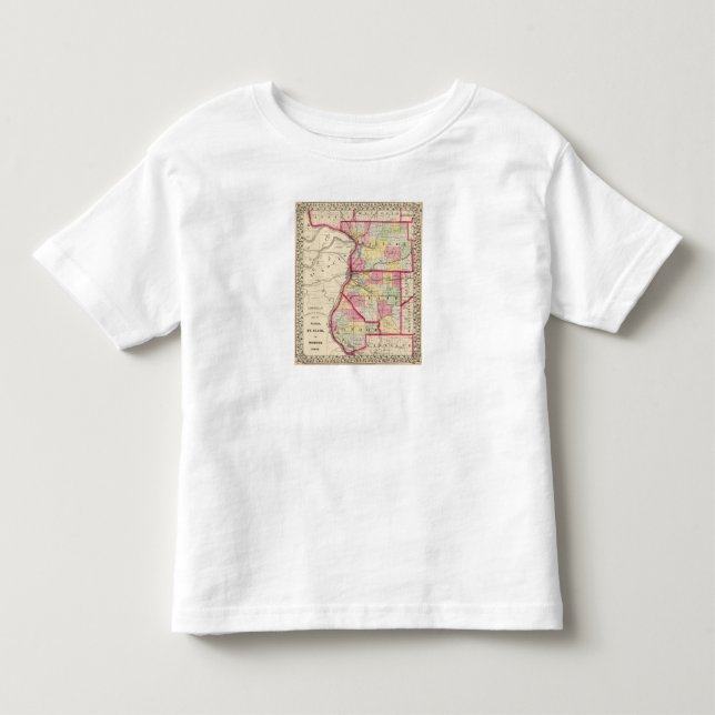 Camiseta Madison, rua Clair, condados de Monroe (Frente)