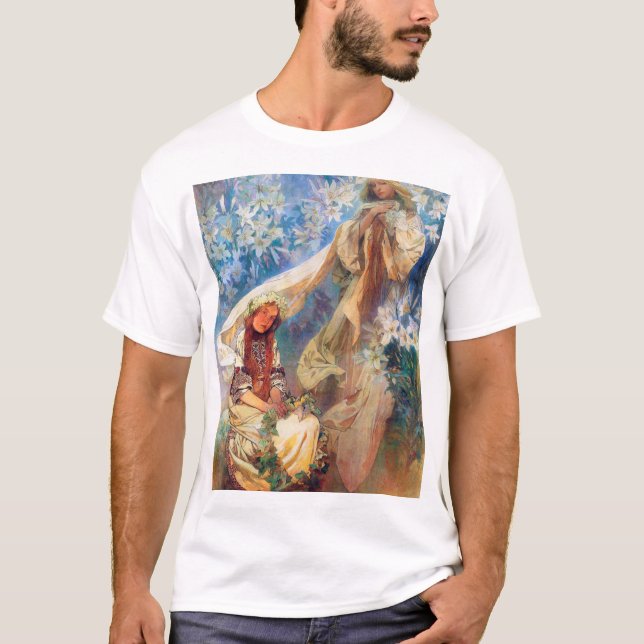 Camiseta Madona da Lily, Mucha (Frente)