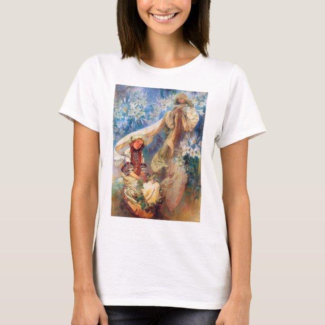 Camiseta Madona da Lily, Mucha (Frente)