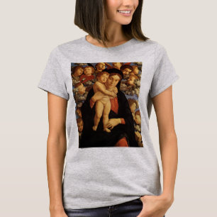 Camiseta Madona do Cherubim por Andrea Mantegna
