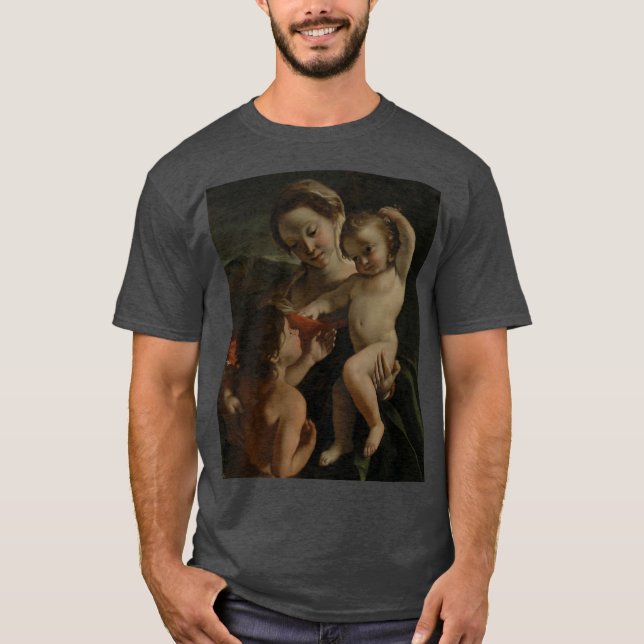 Camiseta Madonna &Child with the Infant St John the Baptist (Frente)