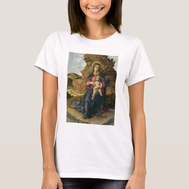 Camiseta Madonna da Caverna, 1488-90 (tempera no painel) (Frente)