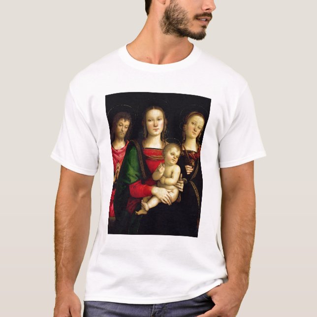Camiseta Madonna e a criança com St John o baptista (Frente)