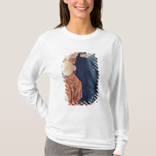 Camiseta Madonna e criança com músicos do anjo