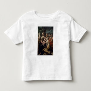 Camiseta Madonna e criança com santos, c.1529 (óleo na