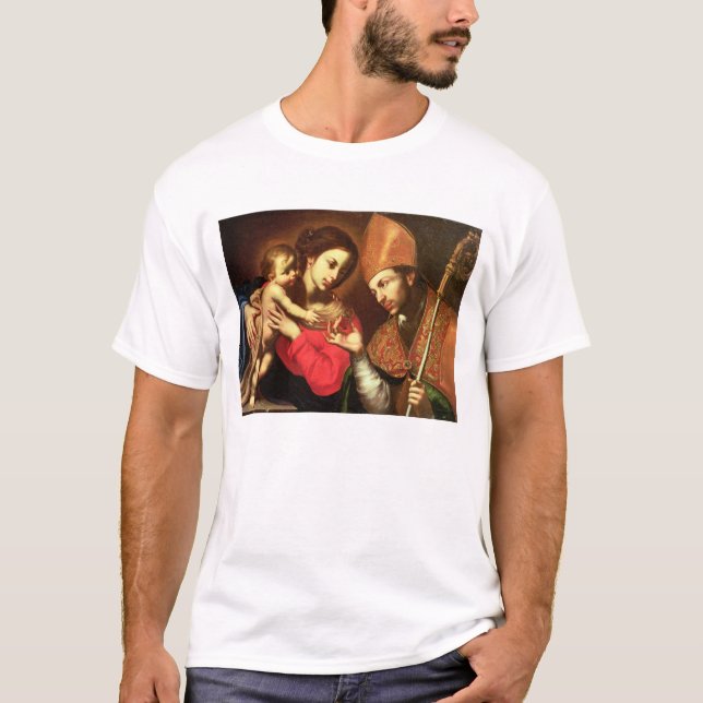 Camiseta Madonna e criança com St. Zenobius (Frente)
