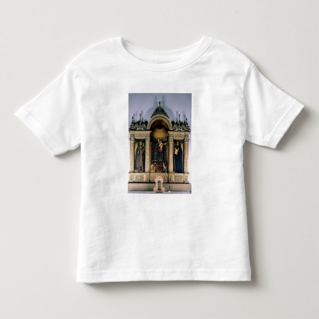 Camiseta Madonna e criança e santos (altarpiece do (Frente)