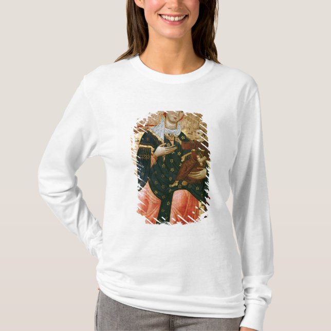 Camiseta Madonna e criança Enthroned, c.1260 (Frente)