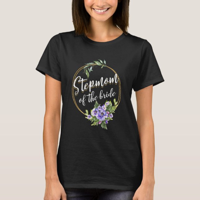 Camiseta Madrasta Da Noiva Casamento Chuveiro De Noiva Madr (Frente)