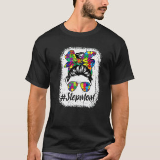 Camiseta Madrasta de Cabelo Desarrumado Engraçada Puzzle de